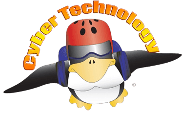 Logo officiel de Cyber Technology SRL/BV, illustrant un pingouin audacieux en chute libre avec un parachute, équipé d'un casque protecteur. Ce design créatif symbolise notre approche innovante et notre engagement envers la sécurité et la fiabilité dans le domaine de l'hébergement web. Le texte en orange 'Cyber Technology' encercle l'image, mettant en évidence notre héritage de plus de 20 ans d'excellence et d'innovation dans les solutions IT.