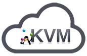 Cette image affiche le logo de KVM (Kernel-based Virtual Machine), mettant en avant un nuage blanc avec le mot 'KVM' au centre. À côté, un petit pingouin Linux est visible, symbolisant l'intégration de KVM au noyau Linux. Ce logo illustre la puissance et l'efficacité de KVM comme hyperviseur open source, idéal pour les environnements Linux. Il est reconnu pour sa haute performance et flexibilité, particulièrement adapté aux déploiements cloud et aux data centers, offrant une virtualisation de qualité supérieure.