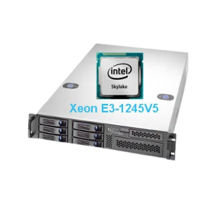 Serveur rackable 2U Chenbro avec 6 baies pour disques et processeur Intel Skylake E3-1245v5